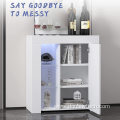 Glossy LED Buffet Cabinet Single Door Sideboard